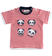 T-shirt 100% cotone con panda ido ROSSO-2256