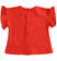 Tenera t-shirt 100% cotone con orsetto ido ROSSO-2235_back