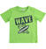 T-shirt jersey 100% cotone tavole surf ido GREEN-5134