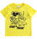 T-shirt manica corta bambino 100% cotone con grafica cagnolino ido			GIALLO-1434