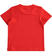 T-shirt manica corta bambino 100% cotone con grafica cagnolino ido ROSSO-2235_back
