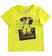 T-shirt bambino mezza manica 100% cotone con stampa fotografica ido			VERDE-5243