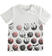 T-shirt bambino a manica corta 100% cotone ido BIANCO-0113