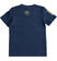 Grintosa e colorata t-shirt 100% cotone con numero ido NAVY-3547_back