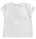 T-shirt bambina mezza manica in cotone con romantica stampa monocromatica ido BIANCO-0113_back