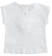 T-shirt bambina manica corta 100% cotone stampa monocromatica ido BIANCO-0113 back