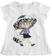 T-shirt 100% cotone con stampe diverse ido			BIANCO-BLU-8216