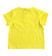 T-shirt bambina mezza manica 100% cotone stampa fiocchi e strass ido GIALLO-1434_back