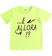 T-shirt "E allora?" ido			GIALLO FLUO-1499