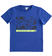 T-shirt 100% cotone per bambino con grafiche diverse ido			ROYAL SCURO-3755