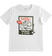 Simpatica t-shirt 100% cotone ido BIANCO-0113