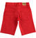 Pantalone corto in twill stretch ido ROSSO-2256_back