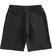 Pantalone corto in felpa leggera con scritte laterali ido NERO-0658_back