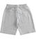 Pantalone corto in felpa leggera con scritte laterali ido GRIGIO MELANGE-8992_back