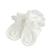 Graziose ed eleganti calzine in cotone con balza arricciata ido PANNA-0112