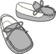 Scarpine neonato modello mocassino in alcantara ido GRIGIO-0571