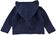 Maglia con cappuccio in tricot misto lana e cotone ido NAVY-3854_back