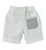 Pantalone corto in tessuto navetta 100% cotone ido BIANCO-0113_back