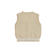 Gilet in tricot 100% cotone ido BEIGE-0436_back