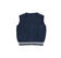 Gilet in tricot 100% cotone ido NAVY-3856_back