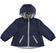 Colorata giacca a vento reversibile per bambina ido BLU-ARGENTO-8403