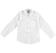 Camicia a manica lunga in speciale cotone con rombi ido BIANCO-0113