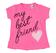 T-shirt con scritta e cuore glitter ido PINK FLUO-5828