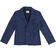 Elegante giacca modello avvitato in piquet stretch di cotone ido NAVY-3856