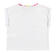 T-shirt stampa floreale con scritte laminate e strass ido BIANCO-0113_back