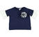 Comoda e fashion t-shirt in cotone stretch con manica raglan ido NAVY-3854