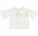 Comoda e fashion t-shirt in cotone stretch con manica raglan ido PANNA-ORO-8314