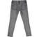 Jeans effetto delavato con strappi e toppe interne ido NERO-7991_back