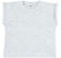 T-shirt 100% cotone stampa laminata effetto spruzzature ido BIANCO-ARGENTO-8406
