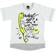 T-shirt con grintosa e colorata stampa per bambino ido BIANCO-0113