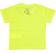 T-shirt in cotone per bambino con particolare stampa ido GIALLO FLUO-1499_back