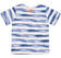 T-shirt fantasia rigata 100% cotone per bambino ido BIANCO-BLU-6CC3_back