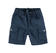 Pantalone corto modello cargo 100% cotone ido NAVY-3856
