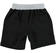 Pantalone corto in felpa leggera con strappi ido NERO-0658_back
