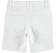Pantalone corto in twill stretch di cotone ido BIANCO-0113_back