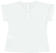 T-shirt con manica rimboccata e stampa con strass ido BIANCO-ORO-8422_back