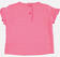 T-shirt bambina in cotone con rouches alle maniche ido PINK FLUO-5828_back