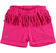 Comodi shorts 100% cotone con frange ido FUXIA-2438