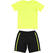 Sportivo e colorato completo t-shirt e pantalone corto ido GIALLO-NERO-8180_back