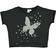 Particolare t-shirt con maniche a pipistrello ido NERO-0658