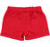 Shorts in felpa stretch di cotone non garzata ido ROSSO-2256_back