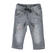 Pantalone in felpa effetto denim con vernice ido DENIM 7993+STAMPA BIANCA-8453