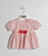 Camicia a pois 100% cotone con fiocco ido BIANCO-ROSSO-6GA4