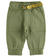 Comodo pantalone in felpa garzata 100% cotone con particolare coulisse  VERDE SALVIA-4951