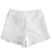 Pantalone corto in felpa con ruches  BIANCO-0113_back