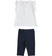 Completo maxi t-shirt e leggings pinocchietto con paillettes  BIANCO-0113_back